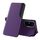 Custodia in pelle con supporto a ribalta per Honor 300 Pro Attraction (viola) Custodia in pelle con supporto a ribalta per Honor 300 Pro Attraction (viola)