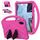 Per Honor Pad X9a Custodia per tablet antiurto in EVA con supporto (rosso rosa) Per Honor Pad X9a Custodia per tablet antiurto in EVA con supporto (rosso rosa)