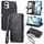 Per OPPO Reno13 Custodia per telefono in pelle con fibbia laterale e cerniera geometrica (nero) Per OPPO Reno13 Custodia per telefono in pelle con fibbia laterale e cerniera geometrica (nero)
