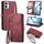 Per OPPO Reno13 Pro Custodia per telefono in pelle con fibbia laterale e cerniera geometrica (rosso) Per OPPO Reno13 Pro Custodia per telefono in pelle con fibbia laterale e cerniera geometrica (rosso)