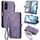 Per Xiaomi Poco X7 Pro Custodia per telefono in pelle con fibbia laterale con cerniera geometrica (viola) Per Xiaomi Poco X7 Pro Custodia per telefono in pelle con fibbia laterale con cerniera geometrica (viola)