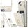 Per Samsung Galaxy S25 Edge 5G Custodia per telefono con trama rombica e cordino lungo (bianco) Per Samsung Galaxy S25 Edge 5G Custodia per telefono con trama rombica e cordino lungo (bianco)