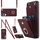 Per Samsung Galaxy S25 Edge 5G Custodia per telefono con trama rombica e cordino lungo (rosso vino) Per Samsung Galaxy S25 Edge 5G Custodia per telefono con trama rombica e cordino lungo (rosso vino)