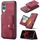 Per Samsung Galaxy S25 Edge 5G JEEHOOD J01 Retro Custodia per telefono con portafoglio magnetico staccabile (rosso) Per Samsung Galaxy S25 Edge 5G JEEHOOD J01 Retro Custodia per telefono con portafoglio magnetico staccabile (rosso)