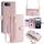 Per iPhone 16e Custodia per telefono in pelle con cerniera a tracolla con texture di pecora (rosa) Per iPhone 16e Custodia per telefono in pelle con cerniera a tracolla con texture di pecora (rosa)