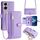 Per Redmi Turbo 4 Custodia per telefono in pelle con cerniera a tracolla con texture di pecora (viola) Per Redmi Turbo 4 Custodia per telefono in pelle con cerniera a tracolla con texture di pecora (viola)