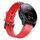 Per cinturino in silicone per orologio Garmin QuickFit 20mm Kalebol Ladder (rosso) Per cinturino in silicone per orologio Garmin QuickFit 20mm Kalebol Ladder (rosso)