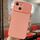 Per iPhone 14 Plus Custodia per telefono in silicone liquido TPU con protezione per fotocamera scorrevole (rosa arancione) Per iPhone 14 Plus Custodia per telefono in silicone liquido TPU con protezione per fotocamera scorrevole (rosa arancione)