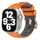 Per Apple Watch 46mm / 49mm / 45mm / 44mm Cinturino in silicone bicolore a contrasto Kalebol (arancione) Per Apple Watch 46mm / 49mm / 45mm / 44mm Cinturino in silicone bicolore a contrasto Kalebol (arancione)
