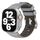 Per Apple Watch 46mm / 49mm / 45mm / 44mm Cinturino in silicone bicolore a contrasto Kalebol (grigio chiaro) Per Apple Watch 46mm / 49mm / 45mm / 44mm Cinturino in silicone bicolore a contrasto Kalebol (grigio chiaro)