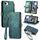 Per iPhone 16e Custodia per telefono in pelle con fibbia laterale con cerniera geometrica (verde) Per iPhone 16e Custodia per telefono in pelle con fibbia laterale con cerniera geometrica (verde)
