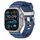 Per Apple Watch 46mm / 49mm / 45mm / 44mm Cinturino per orologio in fluorogomma con fibbia in titanio Field Path (blu) Per Apple Watch 46mm / 49mm / 45mm / 44mm Cinturino per orologio in fluorogomma con fibbia in titanio Field Path (blu)