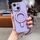 Per iPhone 14 Custodia per telefono con supporto in metallo elettroplaccato a tinta unita con cordino (viola chiaro) Per iPhone 14 Custodia per telefono con supporto in metallo elettroplaccato a tinta unita con cordino (viola chiaro)