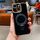 Per iPhone 14 Charm Eye Custodia per telefono con supporto in metallo galvanico (nero) Per iPhone 14 Charm Eye Custodia per telefono con supporto in metallo galvanico (nero)