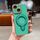 Per iPhone 14 Charm Eye Custodia per telefono con supporto in metallo galvanico (verde) Per iPhone 14 Charm Eye Custodia per telefono con supporto in metallo galvanico (verde)