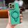 Per iPhone 14 Pro Max Charm Eye Custodia per telefono con supporto in metallo galvanico (verde) Per iPhone 14 Pro Max Charm Eye Custodia per telefono con supporto in metallo galvanico (verde)