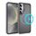 Per Samsung Galaxy S24 / S25 5G Custodia protettiva per obiettivo hardware MagSafe magnetica in TPU ibrida per PC (grigio) Per Samsung Galaxy S24 / S25 5G Custodia protettiva per obiettivo hardware MagSafe magnetica in TPU ibrida per PC (grigio)