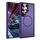 Per Samsung Galaxy S24 Ultra 5G Custodia protettiva per obiettivo hardware MagSafe Magnetic PC Hybrid TPU per telefono (viola)