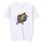 Maglietta a maniche corte con scollo rotondo e stampa con giocatore di basket, stampa su richiesta, taglia: XXXXL (bianco) Maglietta a maniche corte con scollo rotondo e stampa con giocatore di basket, stampa su richiesta, taglia: XXXXL (bianco)