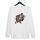 Felpa girocollo casual larga con stampa giocatore di basket, stampa su richiesta, taglia: XXL (bianco) Felpa girocollo casual larga con stampa giocatore di basket, stampa su richiesta, taglia: XXL (bianco)