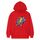 Felpa con cappuccio in pile stampato con giocatore di basket, stampa su richiesta, taglia: S (rosso) Felpa con cappuccio in pile stampato con giocatore di basket, stampa su richiesta, taglia: S (rosso)