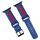 Per Apple Watch 46mm / 49mm / 45mm / 44mm Cinturino per orologio in nylon Paracord con fibbia in pelle doppia (blu) Per Apple Watch 46mm / 49mm / 45mm / 44mm Cinturino per orologio in nylon Paracord con fibbia in pelle doppia (blu)