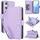 Per Sony Xperia 10 VI Multi-Card Wallet RFID Custodia in pelle per telefono (viola chiaro) Per Sony Xperia 10 VI Multi-Card Wallet RFID Custodia in pelle per telefono (viola chiaro)