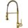 Rubinetto a molla estraibile per cucina, doppia modalità di uscita dell'acqua, miscelatore per acqua calda/fredda (oro spazzolato) Rubinetto a molla estraibile per cucina, doppia modalità di uscita dell'acqua, miscelatore per acqua calda/fredda (oro spazzolato)