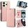 Per Redmi Note 14 4G 163,25 mm Custodia in pelle con fibbia laterale ultra sottile e flip orizzontale (oro rosa) Per Redmi Note 14 4G 163,25 mm Custodia in pelle con fibbia laterale ultra sottile e flip orizzontale (oro rosa)