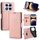 Per Redmi Note 14 Pro 4G Custodia in pelle con fibbia laterale ultra sottile e flip orizzontale (oro rosa) Per Redmi Note 14 Pro 4G Custodia in pelle con fibbia laterale ultra sottile e flip orizzontale (oro rosa)