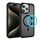Per iPhone 15 Pro Custodia protettiva per obiettivo hardware MagSafe Magnetic PC Hybrid TPU per telefono (nero) Per iPhone 15 Pro Custodia protettiva per obiettivo hardware MagSafe Magnetic PC Hybrid TPU per telefono (nero)