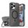 Per iPhone 13 Pro Max Plating Gradient Discolor Custodia per telefono MagSafe con supporto (nero) Per iPhone 13 Pro Max Plating Gradient Discolor Custodia per telefono MagSafe con supporto (nero)