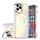 Per iPhone 12 Pro Max Plating Gradient Discolor Custodia per telefono MagSafe con supporto (bianco) Per iPhone 12 Pro Max Plating Gradient Discolor Custodia per telefono MagSafe con supporto (bianco)