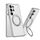 Per Samsung Galaxy S25 Ultra 5G GKK Metal Paint Skin Feel Custodia in pelle con supporto MagSafe per telefono (argento titanio) Per Samsung Galaxy S25 Ultra 5G GKK Metal Paint Skin Feel Custodia in pelle con supporto MagSafe per telefono (argento titanio)