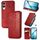 Per Samsung Galaxy S25 Edge 5G Custodia per telefono in pelle magnetica pressata a griglia cubica (rossa) Per Samsung Galaxy S25 Edge 5G Custodia per telefono in pelle magnetica pressata a griglia cubica (rossa)