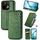 Per ZTE Blade A35e 4G Custodia per telefono in pelle magnetica pressata a griglia cubica (verde) Per ZTE Blade A35e 4G Custodia per telefono in pelle magnetica pressata a griglia cubica (verde)