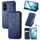 Per Xiaomi Poco X7 Pro Custodia per telefono in pelle magnetica pressata a griglia cubica (blu) Per Xiaomi Poco X7 Pro Custodia per telefono in pelle magnetica pressata a griglia cubica (blu)