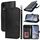 Per iPhone XR Custodia per telefono in pelle con stampa a doppia piega (nera) Per iPhone XR Custodia per telefono in pelle con stampa a doppia piega (nera)