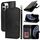Per iPhone 11 Pro Max Custodia per telefono in pelle con stampa a doppia piega (nero) Per iPhone 11 Pro Max Custodia per telefono in pelle con stampa a doppia piega (nero)