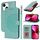 Per iPhone 13 mini Custodia per telefono in pelle con stampa a doppia piega (verde menta) Per iPhone 13 mini Custodia per telefono in pelle con stampa a doppia piega (verde menta)