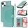 Per iPhone 15 Plus Custodia per telefono in pelle con stampa a doppia piega (verde menta) Per iPhone 15 Plus Custodia per telefono in pelle con stampa a doppia piega (verde menta)