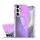 Per Samsung Galaxy S25 5G Plating Gradient Discolor MagSafe Custodia per telefono con supporto (viola) Per Samsung Galaxy S25 5G Plating Gradient Discolor MagSafe Custodia per telefono con supporto (viola)
