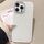 Per iPhone 16 Pro Max Custodia per telefono con copertura totale glitterata con cornice per fotocamera in strass incorporati (bianca)