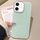 Per iPhone 11 Custodia per telefono con copertura totale glitterata con cornice per fotocamera in strass incorporata (verde) Per iPhone 11 Custodia per telefono con copertura totale glitterata con cornice per fotocamera in strass incorporata (verde)