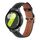 Cinturino per orologio in vera pelle con fibbia quadrata e trama Litchi da 20 mm (nero)