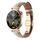 Cinturino per orologio in vera pelle con fibbia a farfalla con motivo a diamante da 18 mm (Starlight) Cinturino per orologio in vera pelle con fibbia a farfalla con motivo a diamante da 18 mm (Starlight)
