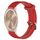 Per GarminMove Trend Cinturino per orologio in silicone strutturato con diamanti da 20 mm (rosso) Per GarminMove Trend Cinturino per orologio in silicone strutturato con diamanti da 20 mm (rosso)