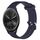 Per Garmin Vivomove Sport 20mm cinturino in silicone testurizzato con diamanti (blu notte) Per Garmin Vivomove Sport 20mm cinturino in silicone testurizzato con diamanti (blu notte)
