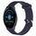 Per cinturino per orologio Garmin Vivoactive3 Music 20mm in silicone testurizzato con diamanti (blu notte) Per cinturino per orologio Garmin Vivoactive3 Music 20mm in silicone testurizzato con diamanti (blu notte)
