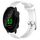 Per Garmin Forerunner 158 20mm cinturino in silicone testurizzato con diamanti (bianco) Per Garmin Forerunner 158 20mm cinturino in silicone testurizzato con diamanti (bianco)